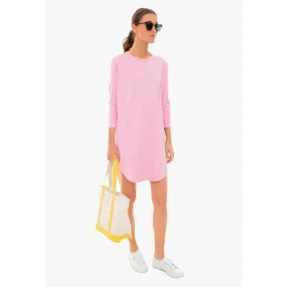 Tuckernuck Pomander Place Pink Sue Sweatshirt T-Shirt Dress Size XS/S